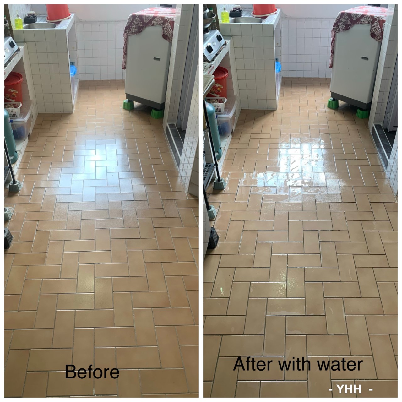 HDB kitchen floor tiles