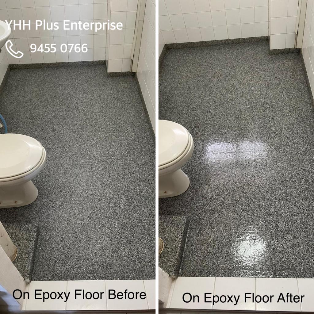 Anti slip epoxy floor coating