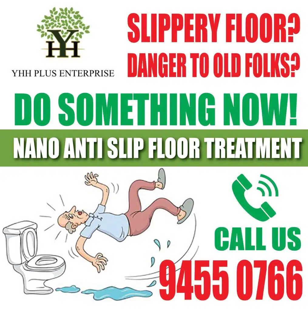 How To Prevent Slippery Floors YHH Nano Anti-Slip Floor Coating For Concrete